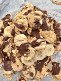 Chocolate Peanut Butter Banana Bark