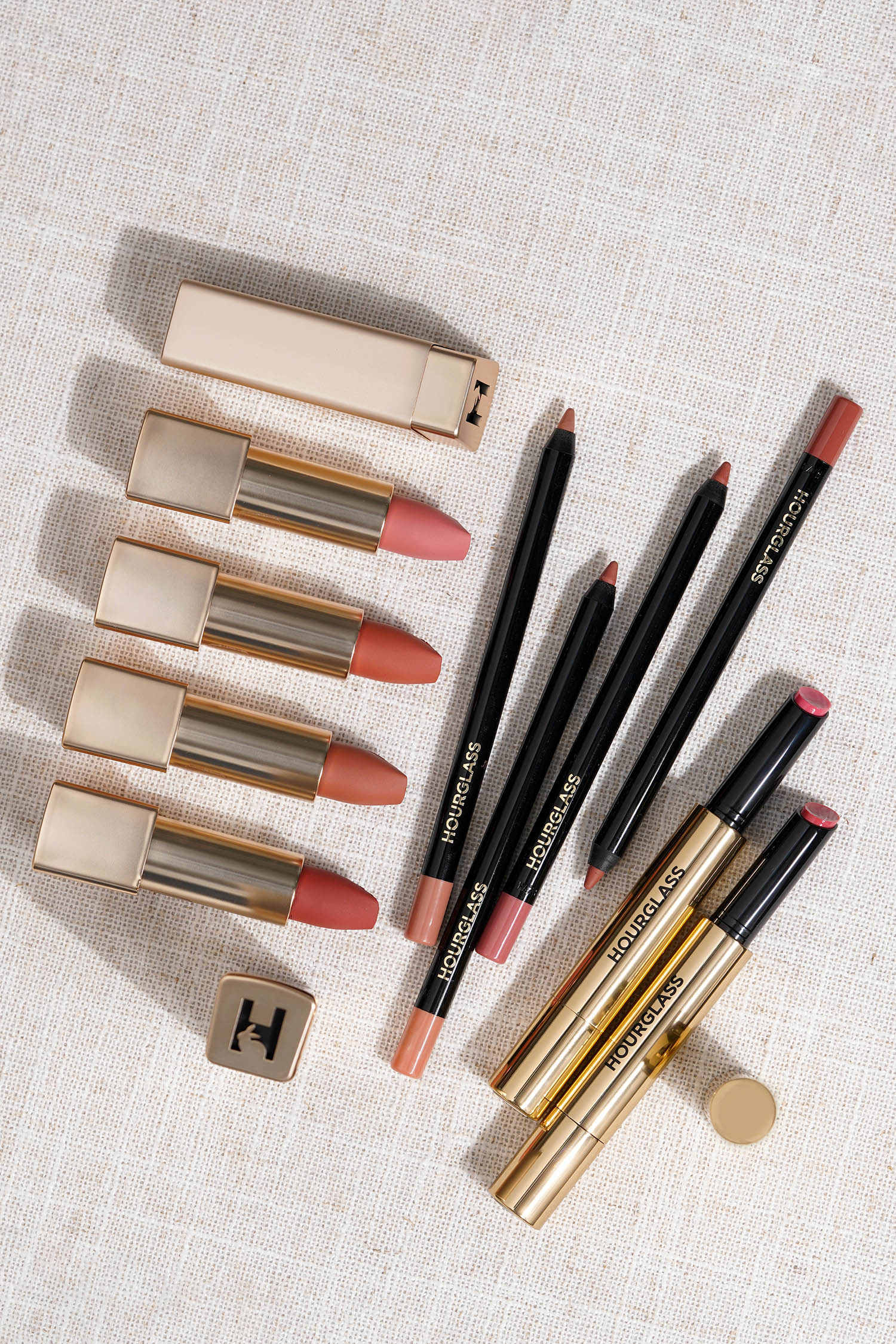 New Hourglass Lip Launches: Unlocked Soft Matte Lipstick, Lip Liners + New Shades Phantom Glossy Balm